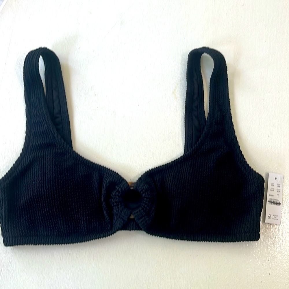 J.Crew Claudia O-ring scrunchie bikini top - Picture 3 of 8